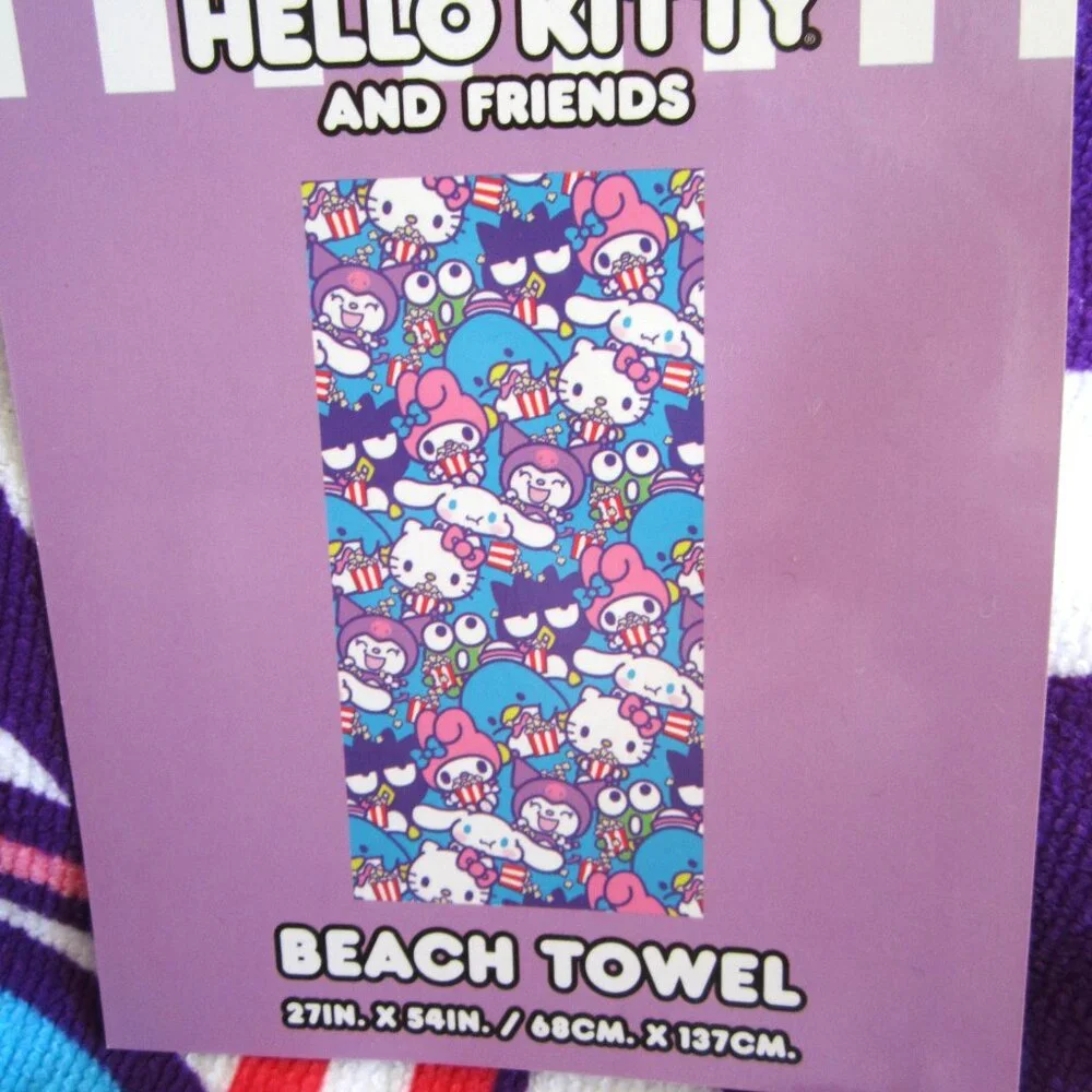 Hello Kitty And Friends Beach Towel